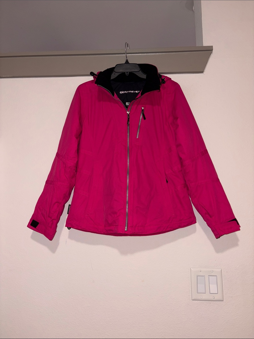 Obermeyer Pink Ski Jacket SZ 10 EUC